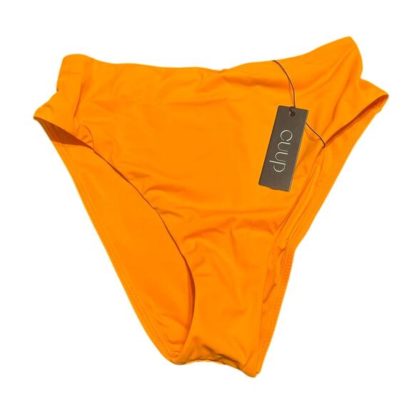 NWT CUUP The Highwaist Nectar Orange Bikini Bottoms - Picture 1 of 7